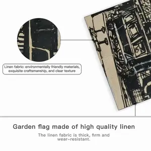 Gas Works Linen Garden Flag (Multi-Size)