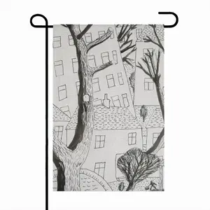 Trees Linen Garden Flag (Multi-Size)