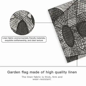 Party Time Linen Garden Flag (Multi-Size)