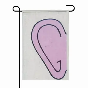 At Last A Picture I Can Talk To Linen Garden Flag (Multi-Size)