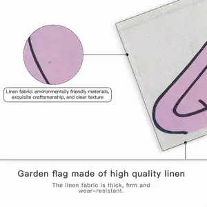 At Last A Picture I Can Talk To Linen Garden Flag (Multi-Size)