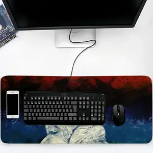 Two Heads And Spectral Landscape (Preliminary Stage) Keyboard Mouse Pad (Multi-Size)