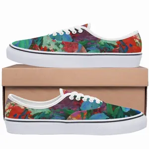 Men A Large Bouquet With Lilies Low Top Shoes (Foam)