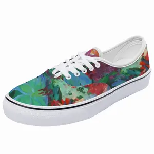 Men A Large Bouquet With Lilies Low Top Shoes (Foam)