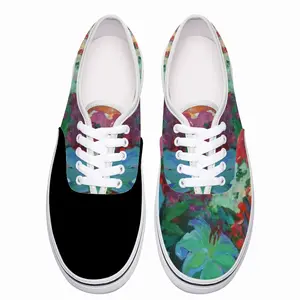 Men A Large Bouquet With Lilies Low Top Shoes (Foam)