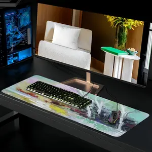 Moon Reflection Keyboard Mouse Pad (Multi-Size)