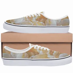 Men Gold Flower Low Top Shoes (Foam)