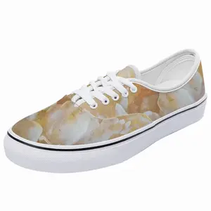 Men Gold Flower Low Top Shoes (Foam)