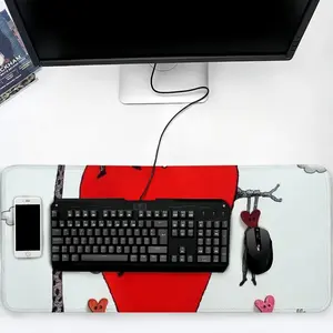 Love Is All Around Keyboard Mouse Pad (Multi-Size)