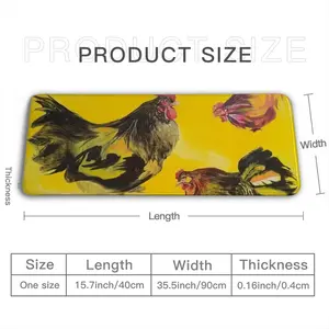 Rooster And Chickens Keyboard Mouse Pad (Multi-Size)