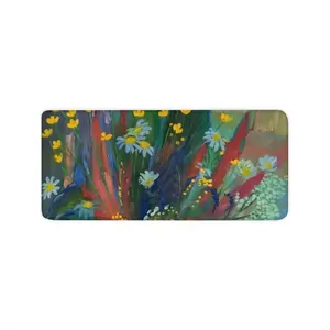 A Bouquet Of Wild Flowers In The Evening Keyboard Mouse Pad (Multi-Size)