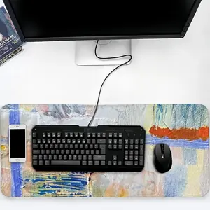 Mixed Media White Keyboard Mouse Pad (Multi-Size)