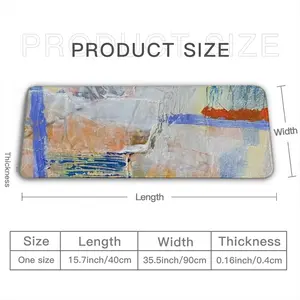 Mixed Media White Keyboard Mouse Pad (Multi-Size)