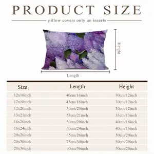 Aroma Of Lilac Polyester Pillow (Rectangle, Multi-Size)