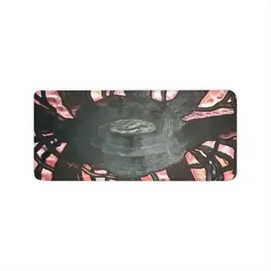 Black Web Keyboard Mouse Pad (Multi-Size)