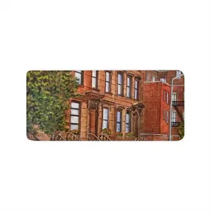 Brownstone Buildings New York City Keyboard Mouse Pad (Multi-Size)