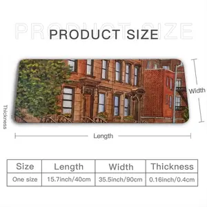 Brownstone Buildings New York City Keyboard Mouse Pad (Multi-Size)