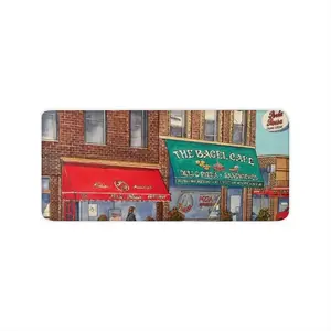 The Bagel Cafe New York City Keyboard Mouse Pad (Multi-Size)