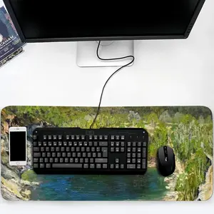 Landscape Mountain Lake Signed Keyboard Mouse Pad (Multi-Size)