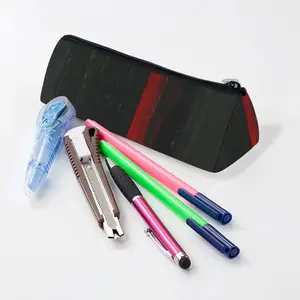 Unconstructed Short Triangle Pen Bag