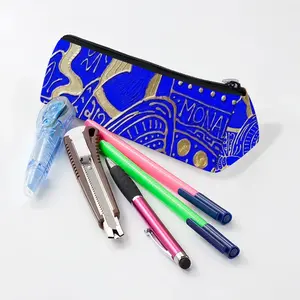 Mona Lisa Triangle Pen Bag