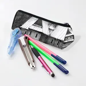 Church In The Carpathians Triangle Pen Bag