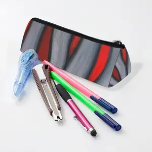 Red Flower Triangle Pen Bag