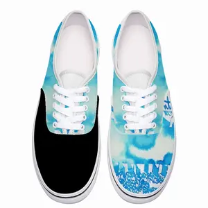 Men Calligraphic Landscape 009 Low Top Shoes (Foam)