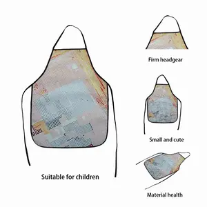 Shades Of Grey And Orange Apron (Kids)