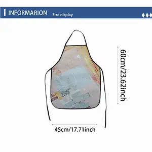 Shades Of Grey And Orange Apron (Kids)