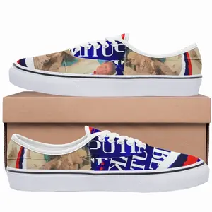 Men Great Again - Flag Usa Trump Putin Street Art Interior Design Decor Ideas Low Top Shoes (Foam)