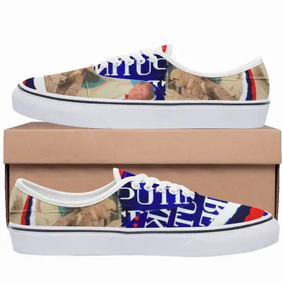 Men Great Again - Flag Usa Trump Putin Street Art Interior Design Decor Ideas Low Top Shoes (Foam)