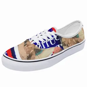 Men Great Again - Flag Usa Trump Putin Street Art Interior Design Decor Ideas Low Top Shoes (Foam)