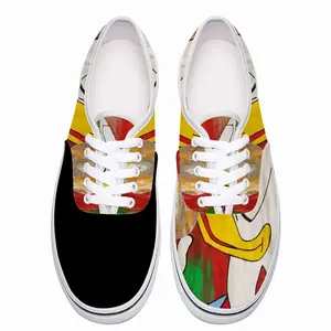 Men Scrooge Mcduck And Bitcoin Nft Bitcoin Binance Cripto Cripto Art Token Low Top Shoes (Foam)