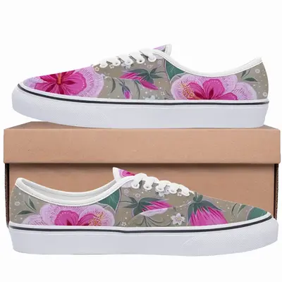 Men Purple Flowerbed Low Top Shoes (Foam)