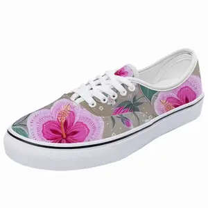 Men Purple Flowerbed Low Top Shoes (Foam)