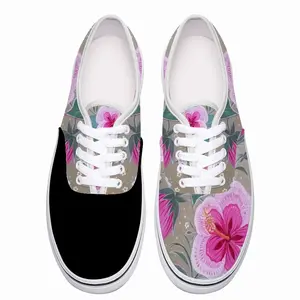 Men Purple Flowerbed Low Top Shoes (Foam)